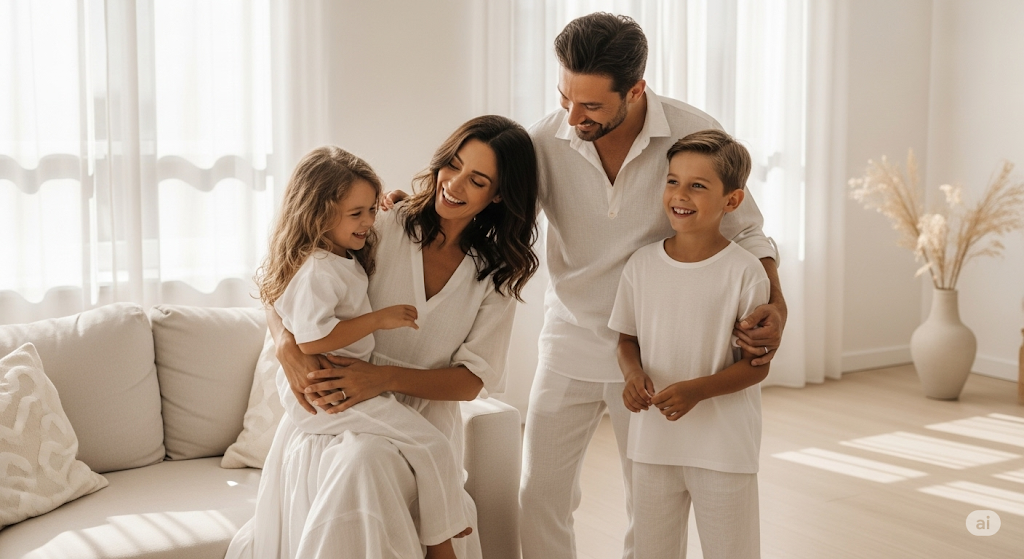 Cotton family clothing